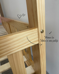 SUNNY BEE otroška postelja MELONA LUX natural 90x200 - Kotek Home